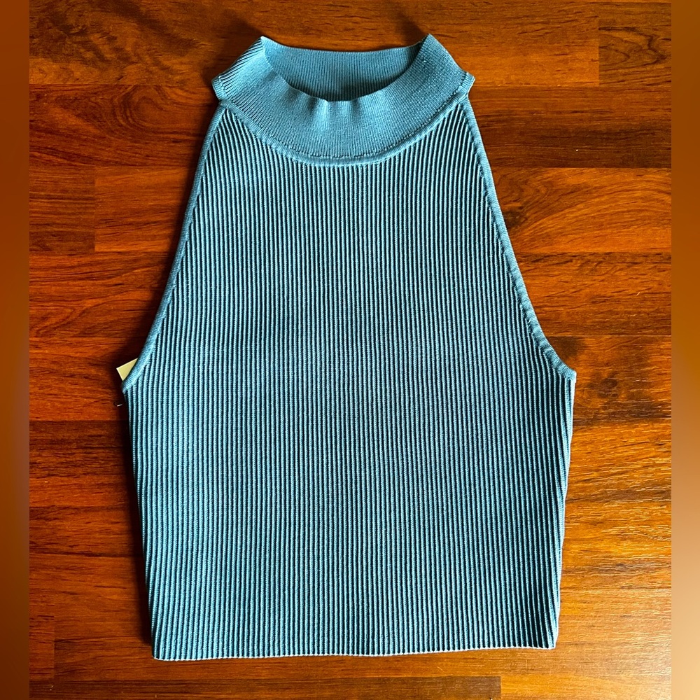 Aritzia Babaton Sculpt Knit Halter Top NWT